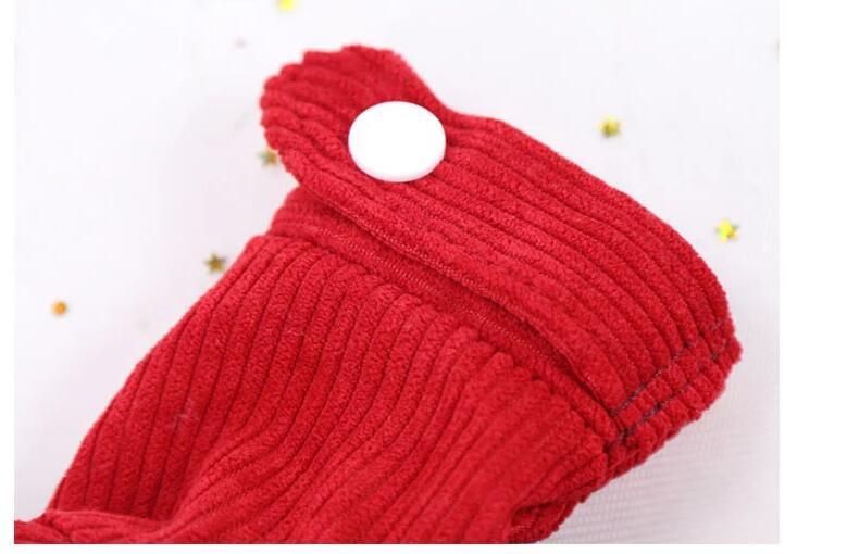 Double Layer Thickened Warm Corduroy Comfortable Cotton Cat Pet Clothes