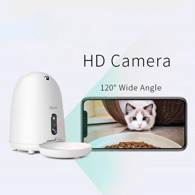 WiFi Connected Smart Automatic Pet Feeder with Voices Records