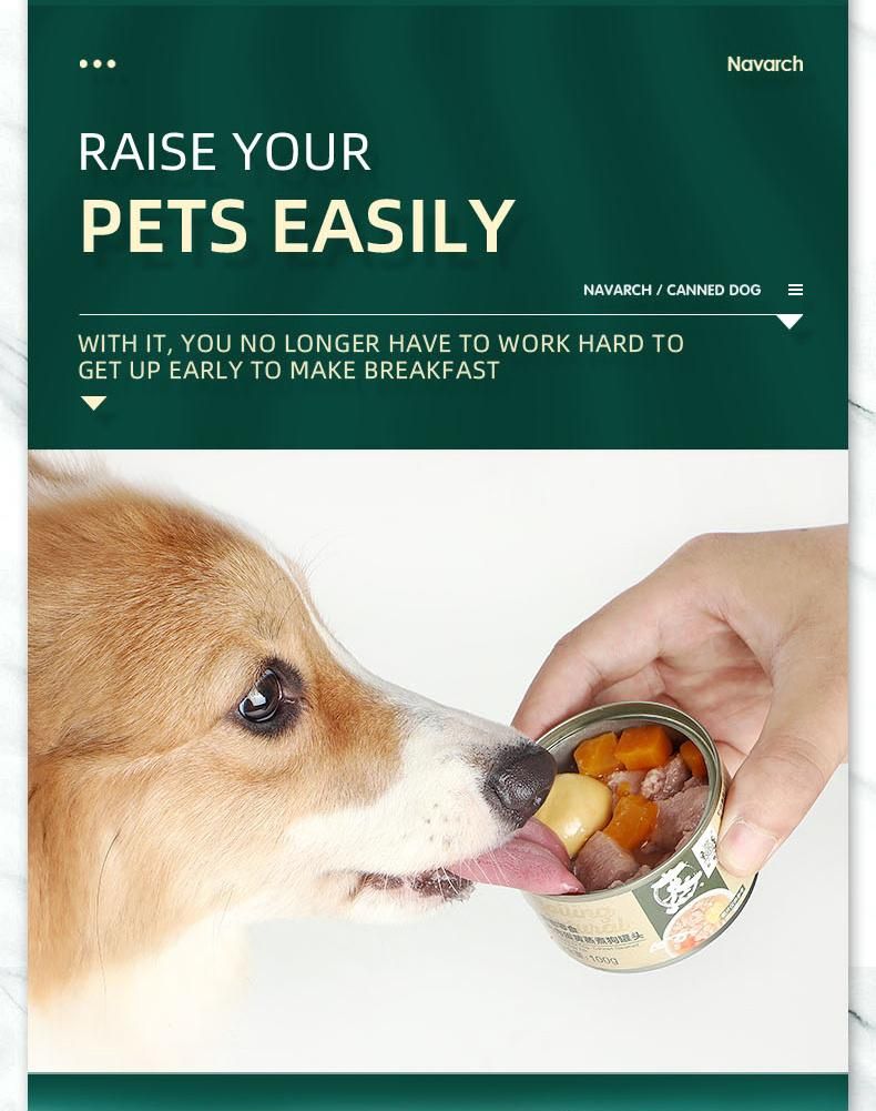 100% Natural Real Meat Chicken Gravy Pupy Food Wet Dog Treat Cat Food for Pet
