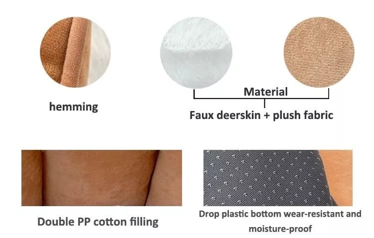Semi-Enclosed Soft Pet Bed for Autumn and Winter