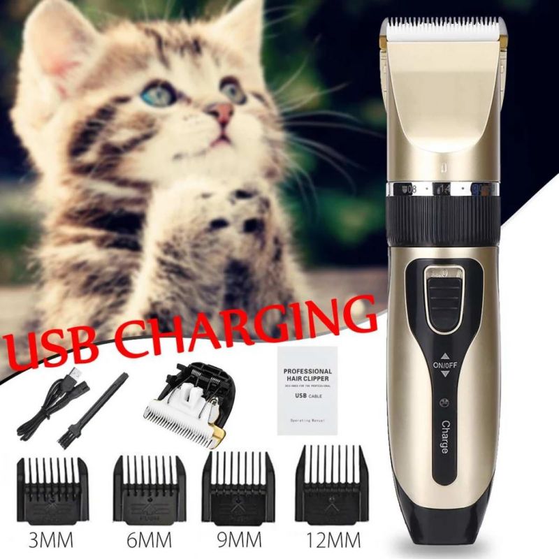 Professional Electric Pet Dog Cat Hair Trimmer Animal Grooming Clippers