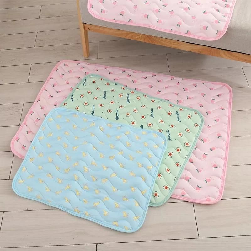 No Freeze Self Cooling Pet Mat Summer Pressure Anti-Moisture Cooling Mat for Kennel Sofa Bed Floor Car Seats Dog Waterproof Bed