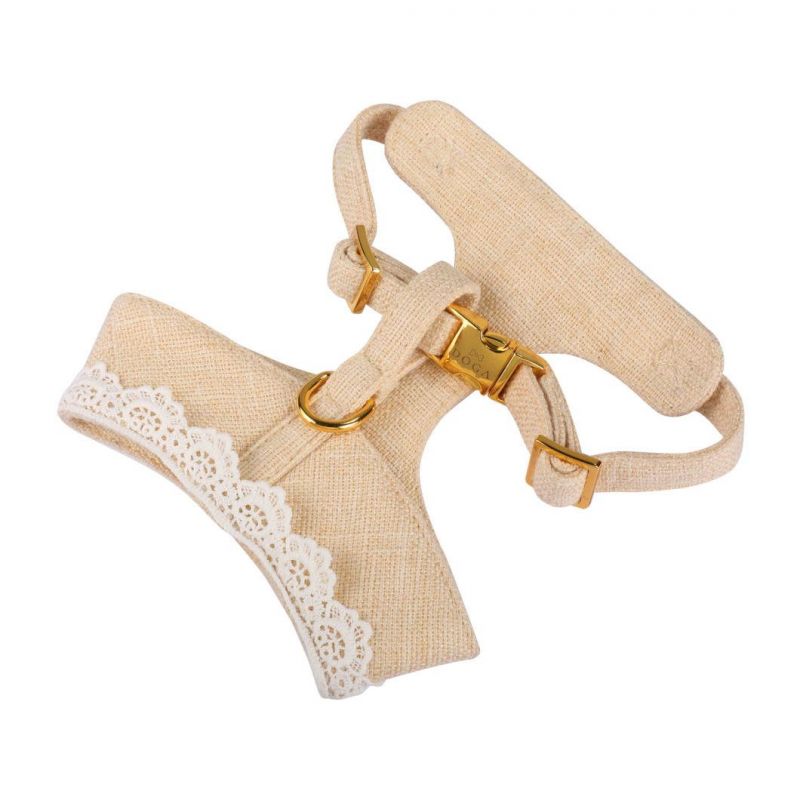 Hemp Lightweight Dog Harness with Lace