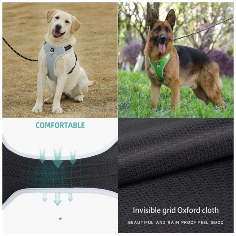 Comfortable Quality Adjustable Connection Buckle Reflective Outdoor Vest Dog Accessories Apparel Pet Chest Strap Clothes