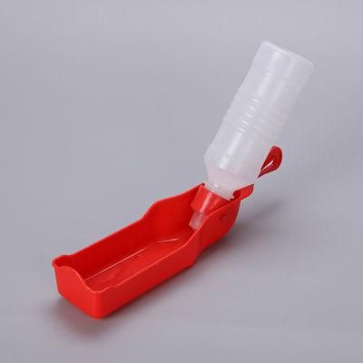 Wholesale China Manufacturer Outdoor Travel Plastic Portable Hiking Pet Cat Dog Water Bottle