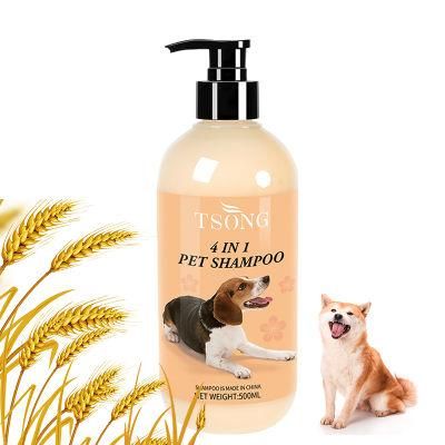 Tsong Pet Care Professional Organic Pet Natural Dog Tick and Flea Groomimg Shampoo Pet Care