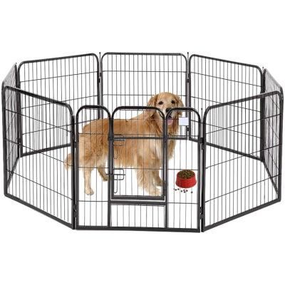 All Seasons Travel Metal Foldable Pet Fence Playpens for Dogs