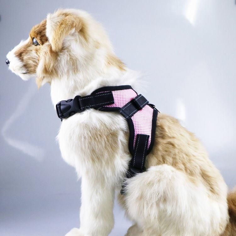 High Quality New Style Adjustable Custom Soft Safety Dog Harness