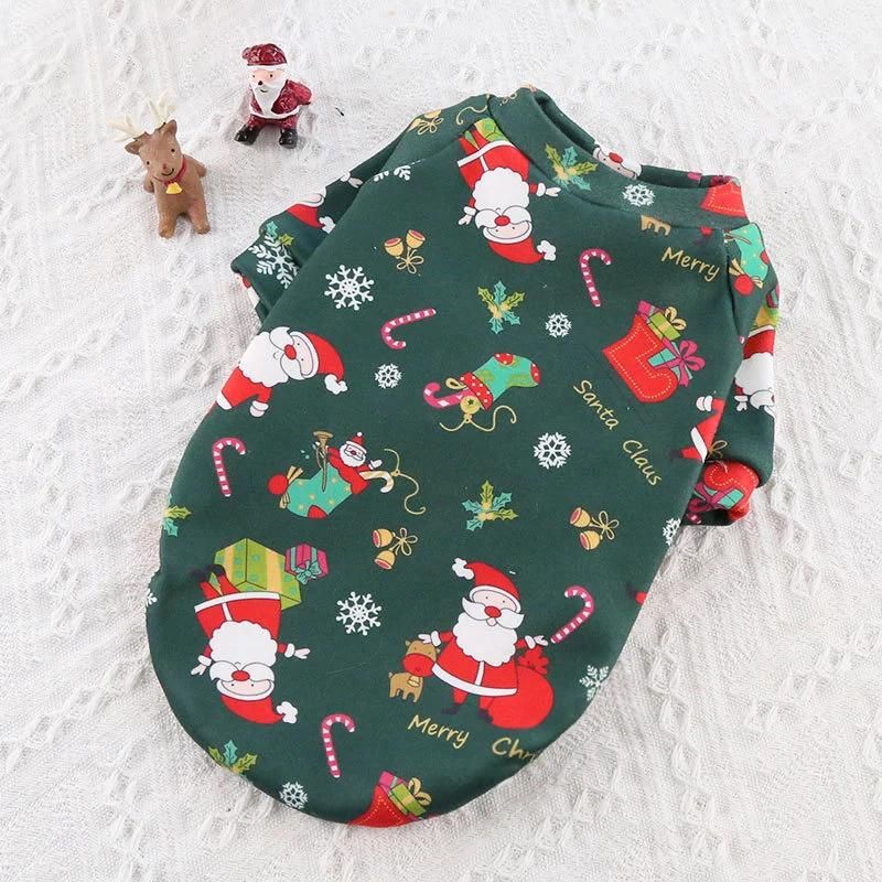 Manufacturer Wholesale Christmas Style Multi-Colors Warm Soft Winter Sweater Pet Dog Cloth