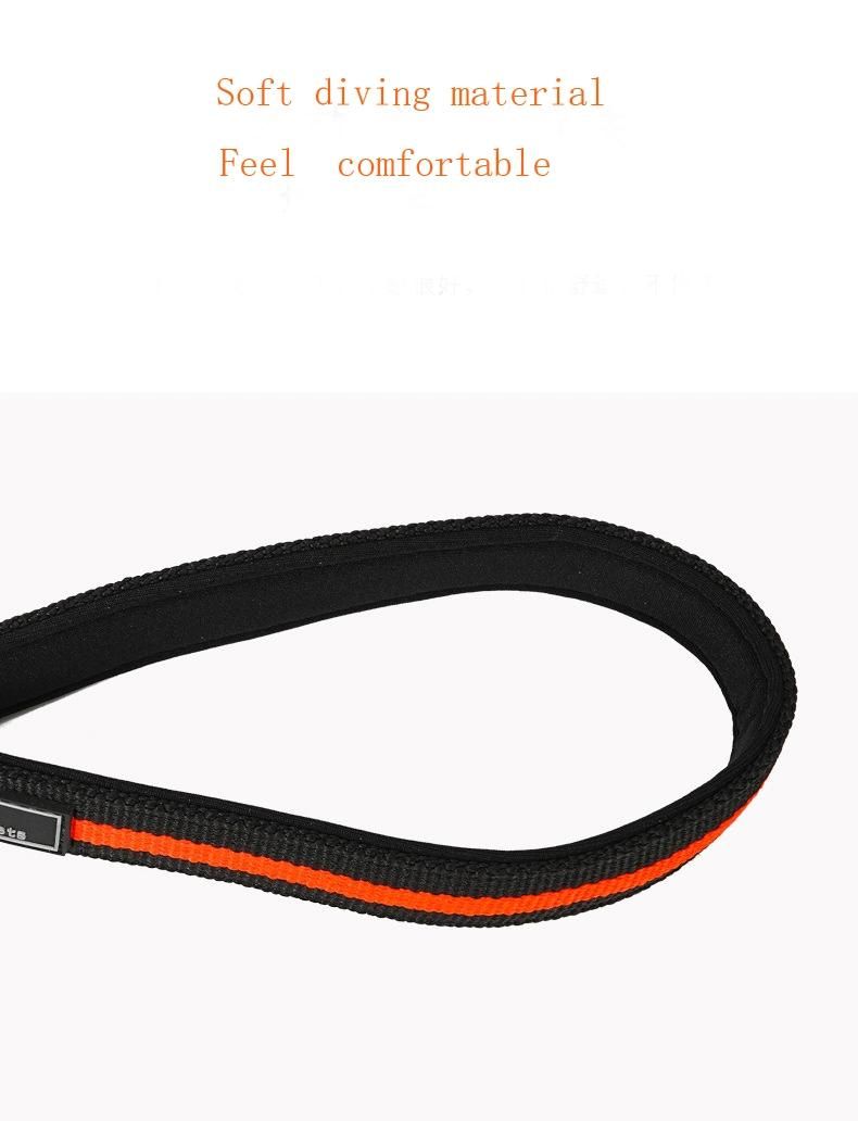 Amazon Hot Pet Products Dog Elastic Leash Diving Material Handle Leash Comfortable Dog Leash