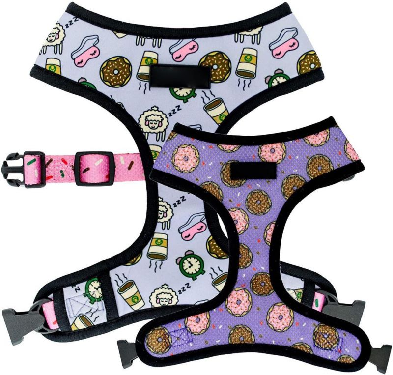 Reversible Harness for French Bulldogs, Boston Terriers, Pugs, Other Compact Dogs Reversible Harness