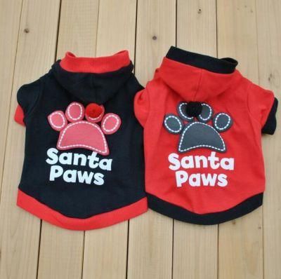 Soft Cotton Made Hot Sell Christmas Dog Hoodie
