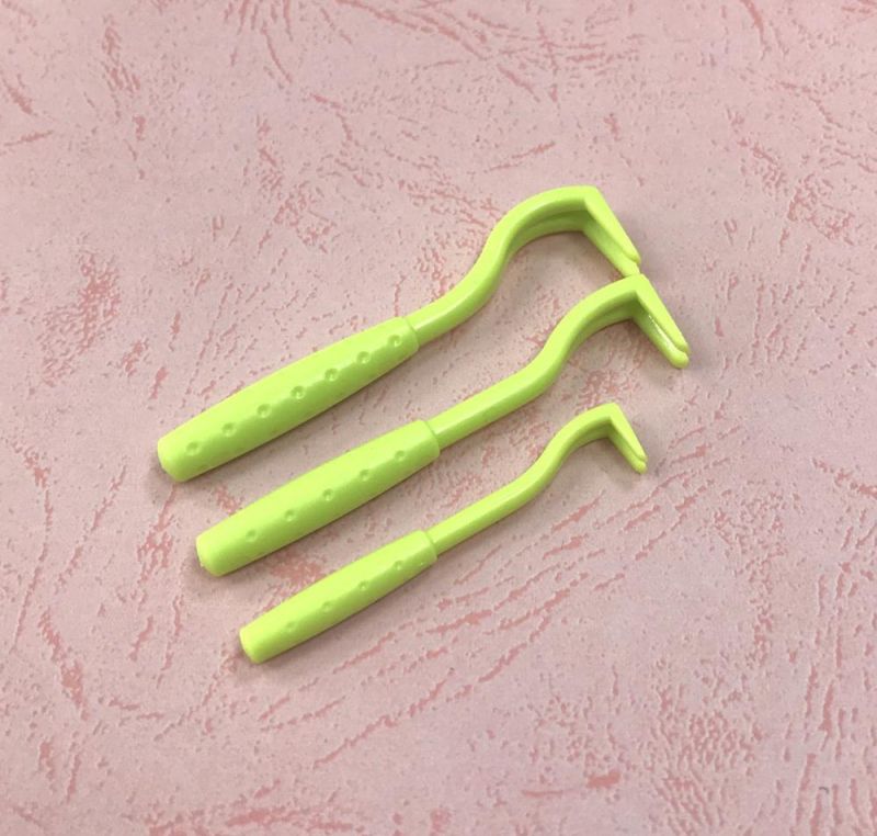 Plastic 3PCS Pet Tick Remover Dog Cat Cleaning Flea Removal Tool Set