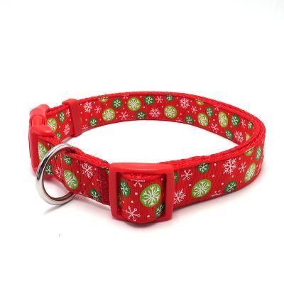 Best Selling Plastic Release Buckle Nylon Dog Collar Leash Eco-Friendly Quality Safety Pet Necklace