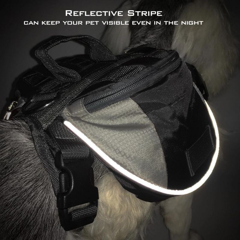 Reflective Adjustable Outdoor Hiking Breathable Stocked Backpack Dog Products