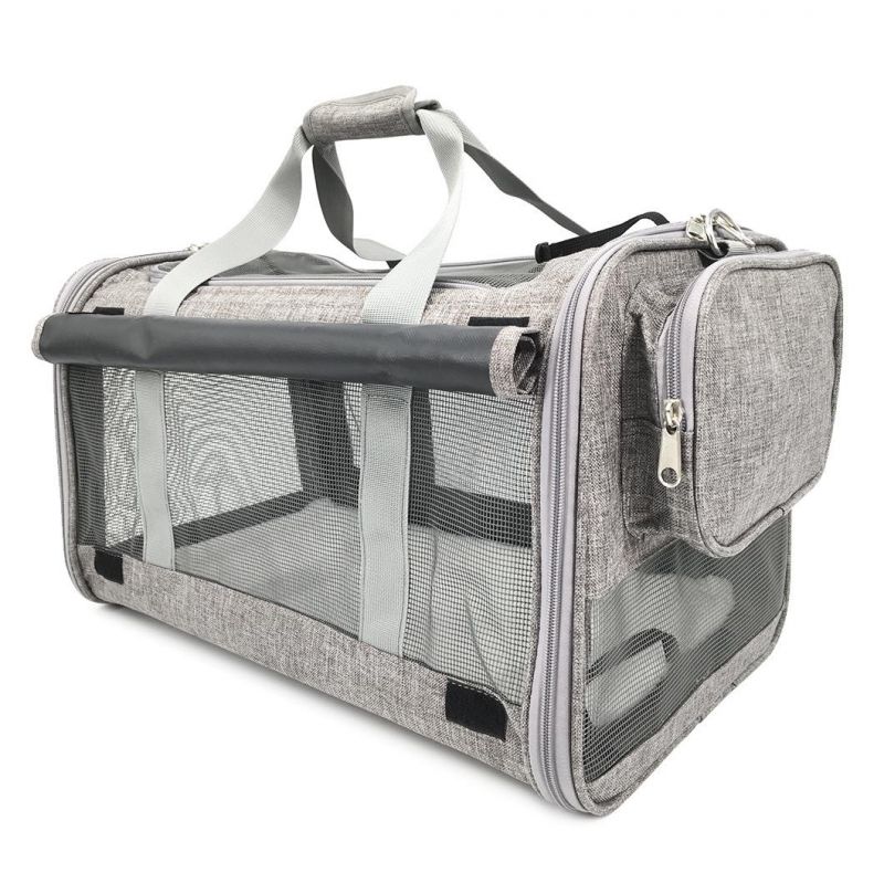 Comfortable Large Space Portable Breathable Outdoor Travel Bag Pet Car Carrier