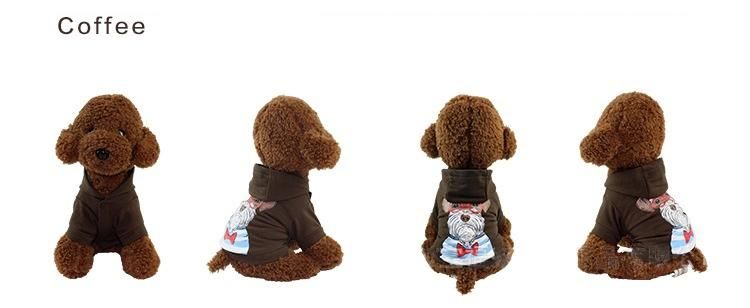 Spring Autumn Style Popular Logo Design Teddy Pomeranich Schnauzer Pet Dog Clothes