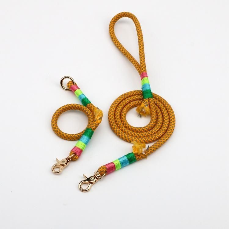 Heavy Duty Rope Braided Nylon Rope Slip Lead Dog Leashes