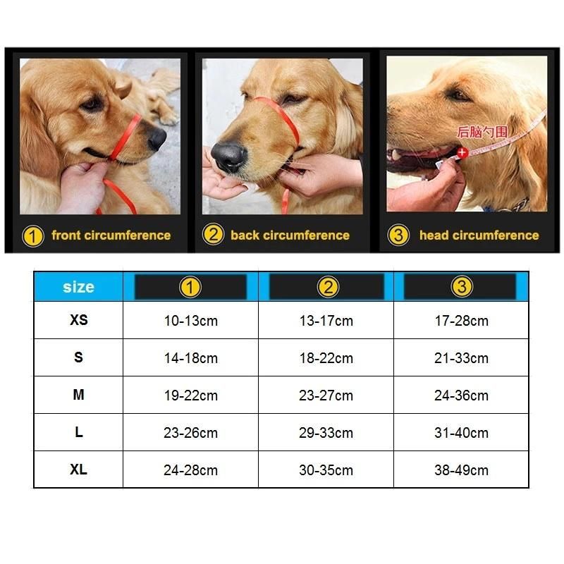 Anti Bark Bite Chew Pet Training Supplies Leather Dog Muzzle