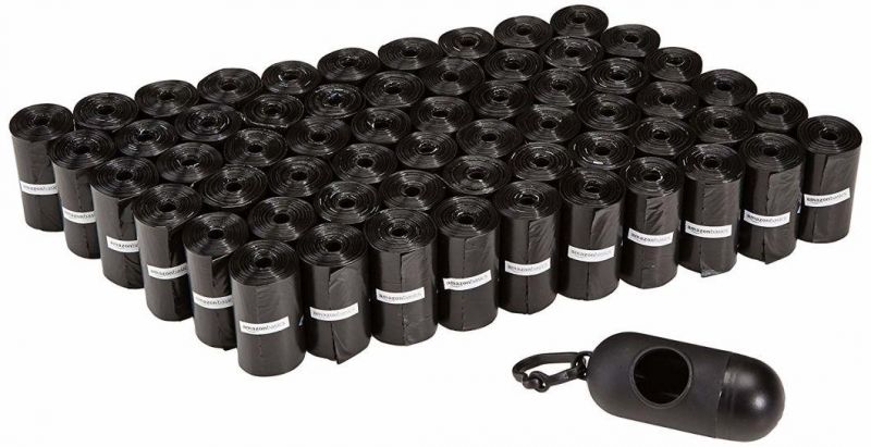 Dog Waste Bags with Dispenser and Leash Clip, Standard and Epi Additive (meets ASTM D6954-04 Tier 1)