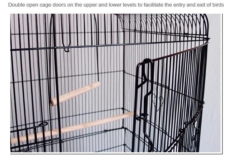 Factory Wholesale ODM OEM Metal Wire Foldable Large Tall Bird Cages