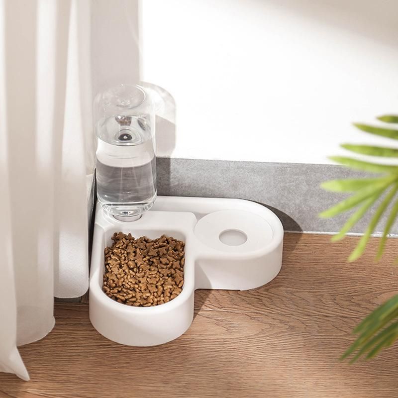 Corner Dog Bowl Cat Bowl Dog Automatic Drinking Bowl Pet Double Food Feeder