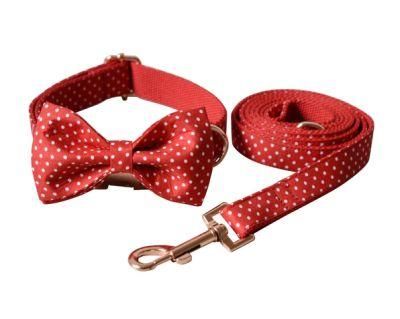 Professional Factory High Quality Cotton Pet Collars Dog Leash Harness