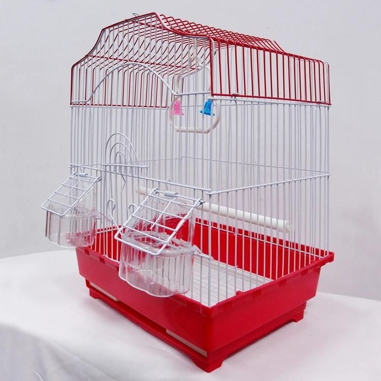 Small Flight Parakeet Parrot Bird Cage for Finches Canaries Lovebirds Pet Birdcage Factory Wholesale