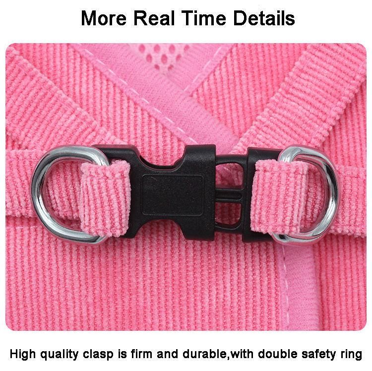 Made in China Wholesale Durable Dog Harness Pet Collars and Leashes Sets Custom Dog Harness and Leash