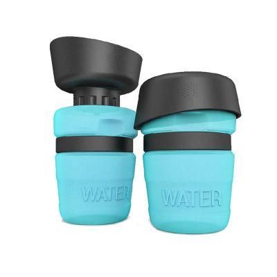 Non Slip Silicon Customized Logo Pet Water Bottle for Dogs