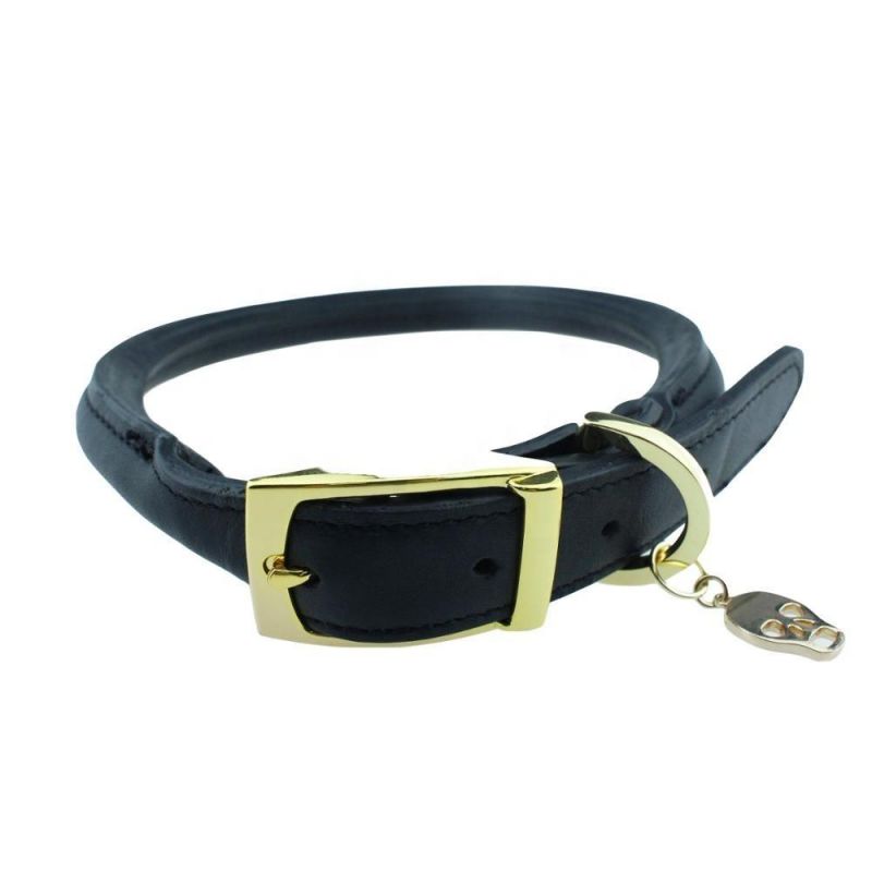 Wholesale Handmade Leather Dog Collars Plain Leather Pet Necklace