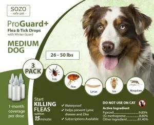 Effective Repellling Flea Tick Fipronil Drops for Medium Dog