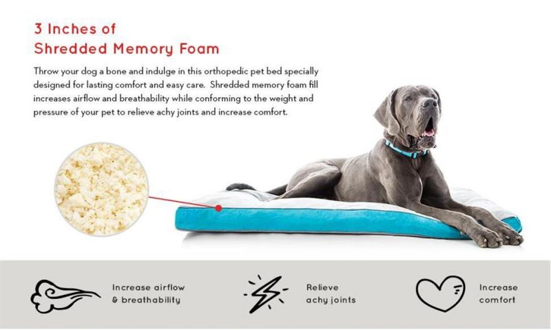 Portable, Lightweight Dog Mattress Washable Dog Bed