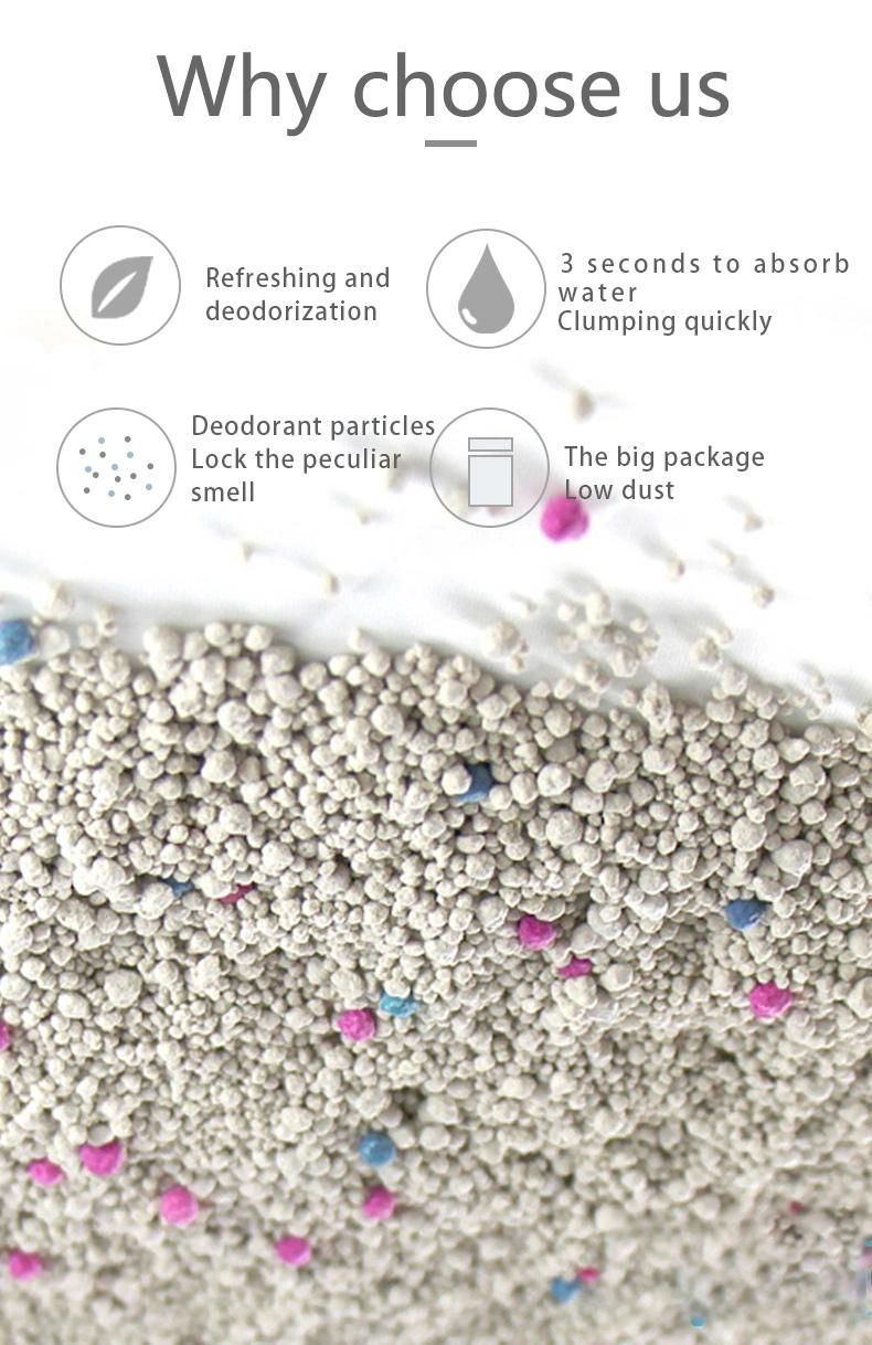 Hot Sale Natural Clumping Bentonite Pet Cat Litter Pet Product