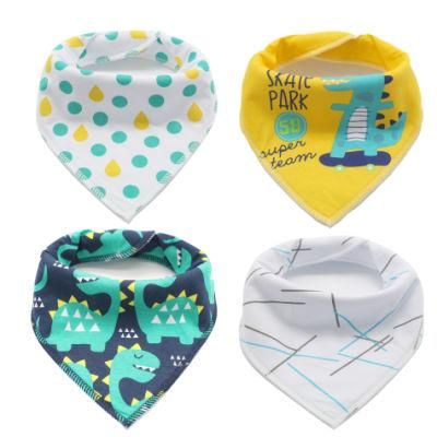 Adjustable Cotton Dog Scarf Pet Triangle Saliva Towel