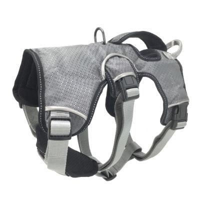 Wholesale Breathable Adjustable Three Straps Dog Harness