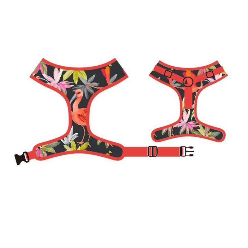 Sunflower Summer Design Floral Custom Dog Harness