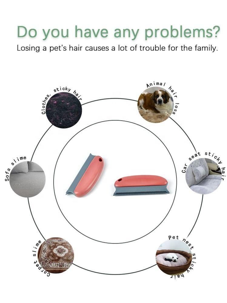 Factory Supply Washable Multifunctional Pet Hair Remover Dog & Cat Hair Lint Brush Pet Cleaning & Grooming Products Color Box