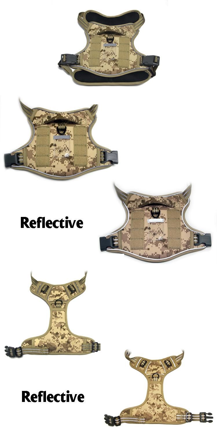 Outdoor Tactical Dog Training No Pulling Easy Control Dog Harness