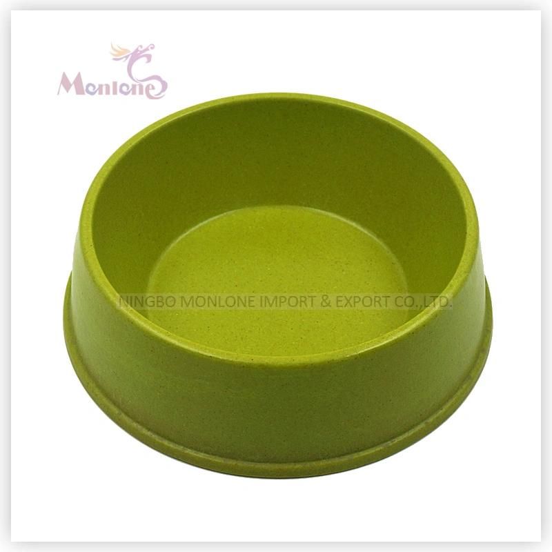 237g Cat/Dog Feeders, Round Bamboo Pet Bowls