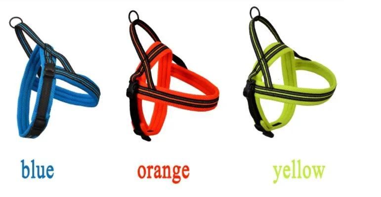 No Pull Comfortable Reflective Nylon Mesh Padded Dog Harness