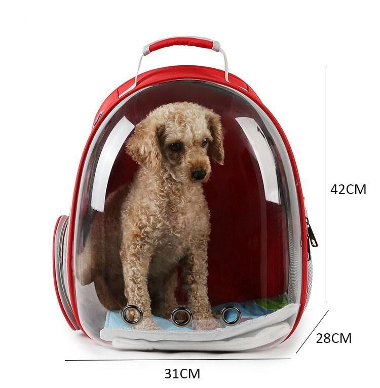 Cat Carrier Bag Outdoor Pet Shoulder Bag Carriers Backpack Breathable Portable Travel Transparent Bag for Small Dogs Cats