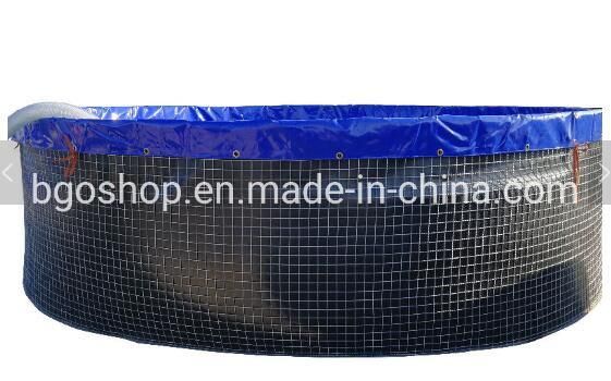 30000L Waterproof PVC Tarpaulin Fish Pond with Steel Mesh Fish Tank