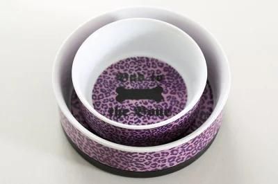 Wholesale Quality Pet Food and Water Bowl Pet Bowl with Silicone Bottom Cat and Dog Food Bowl