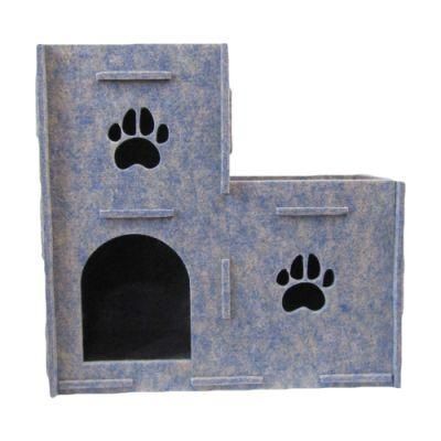 Double Floor Foldable Pet House Pet Bed