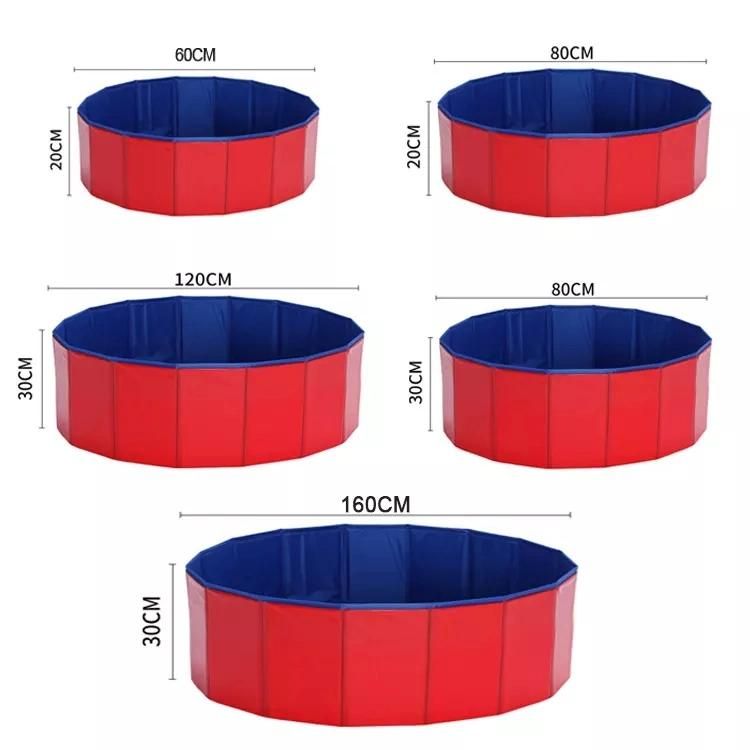 Wholesale Custom Folding Pet Tub Outdoor Dog Swimming Pool Portable Dog Pool