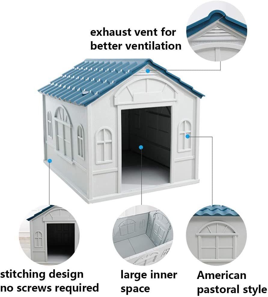 Customize OEM ODM Plastic Waterproof Pet Kennel Puppy Dog House