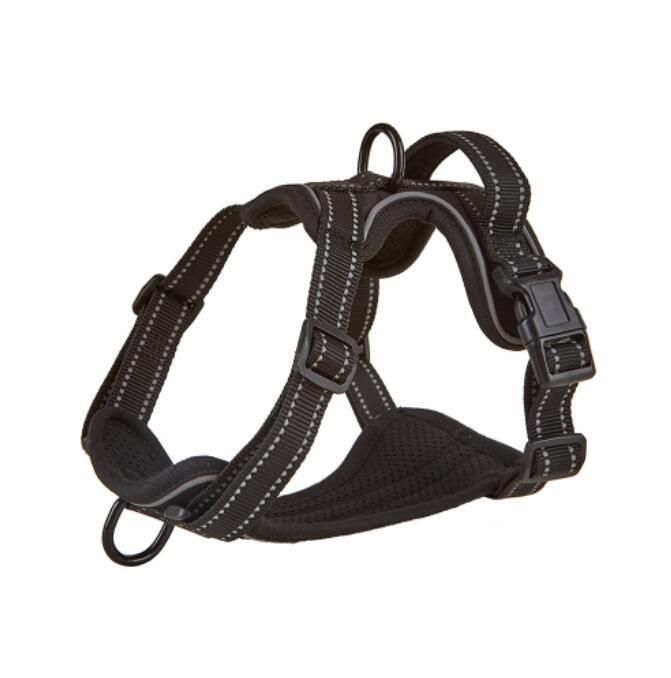 No-Pull Pet Harness with 2 Leash Clips All Round Reflective Dog Harness
