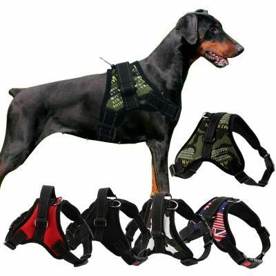 Adjustable Nylon No Pull Dog Harness Vest Large Dog Leash Medium Pet Product