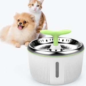 Stainless 2L Blue LED Water Dispenser Water Feeder Pet Water Fountain Drinking Fountain Water Fountain Drinking Water Dispenser